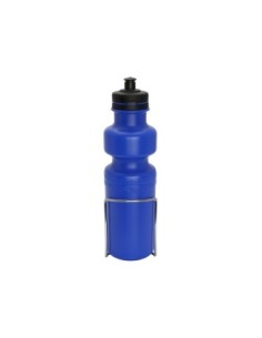 Water Bottle with Alloy Cage 28oz Blue.